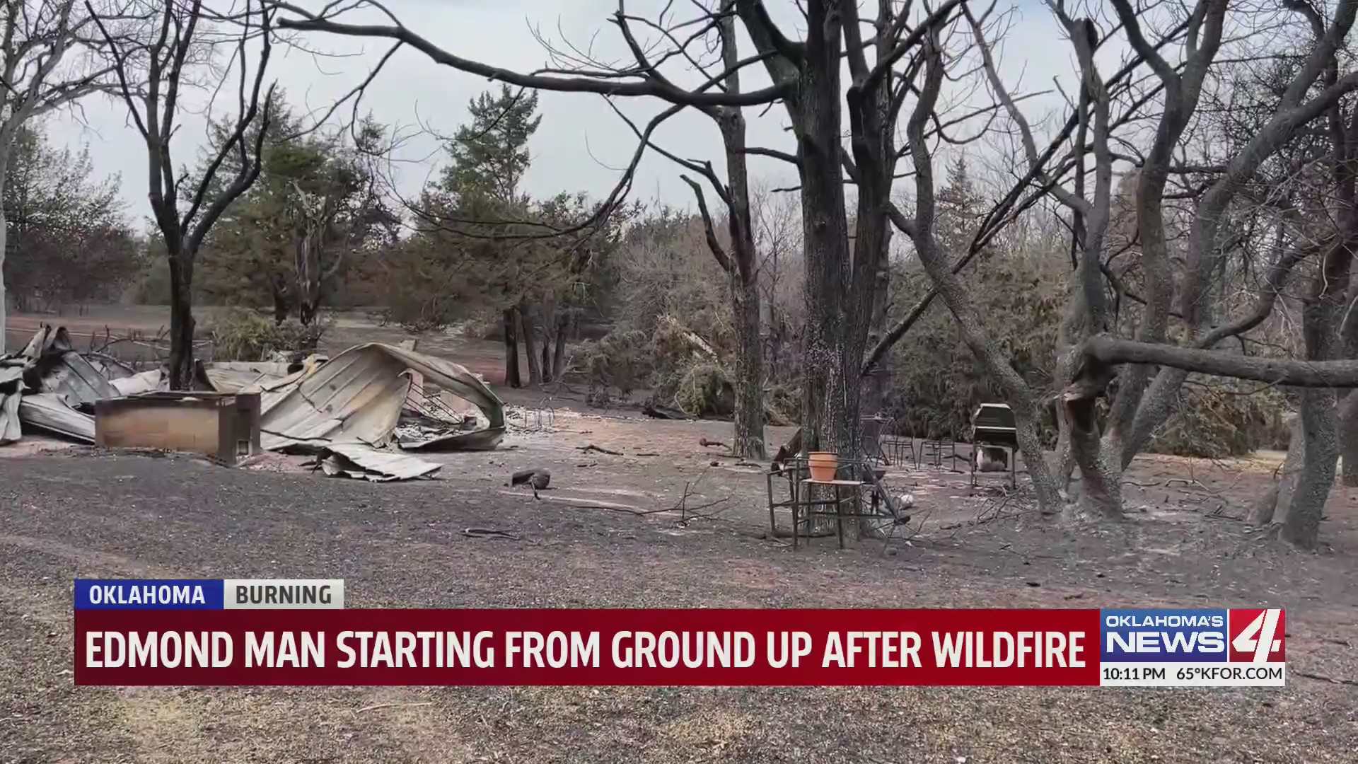 Edmond man starting over after fire – KFOR.com Oklahoma City