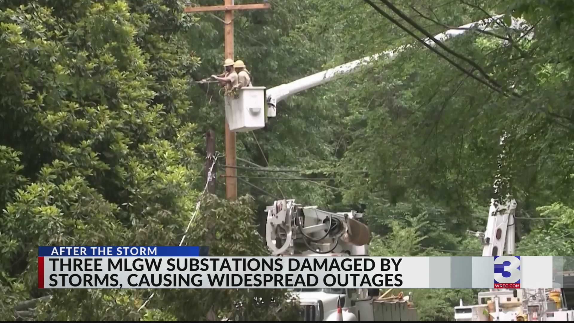 MLGW restores most power after storm outages – WREG.com