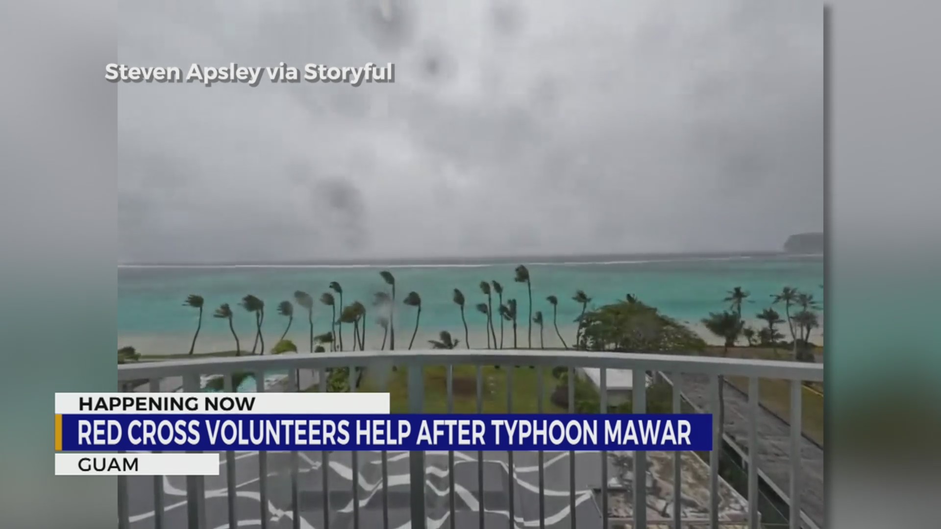 Red Cross volunteers helping after Typhoon Mawar – WKRN News 2