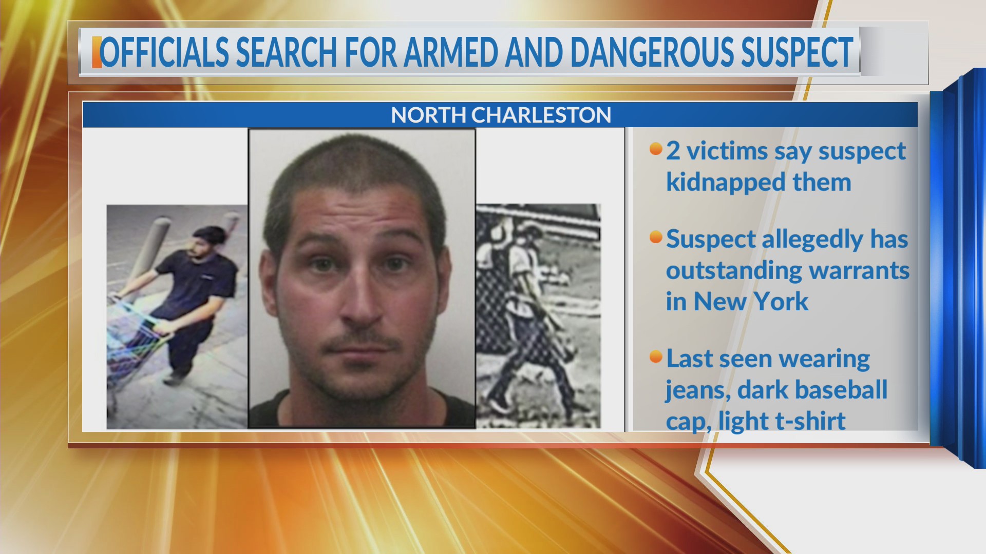 NCPD, FBI searching for man deemed armed and dangerous – WCBD News 2
