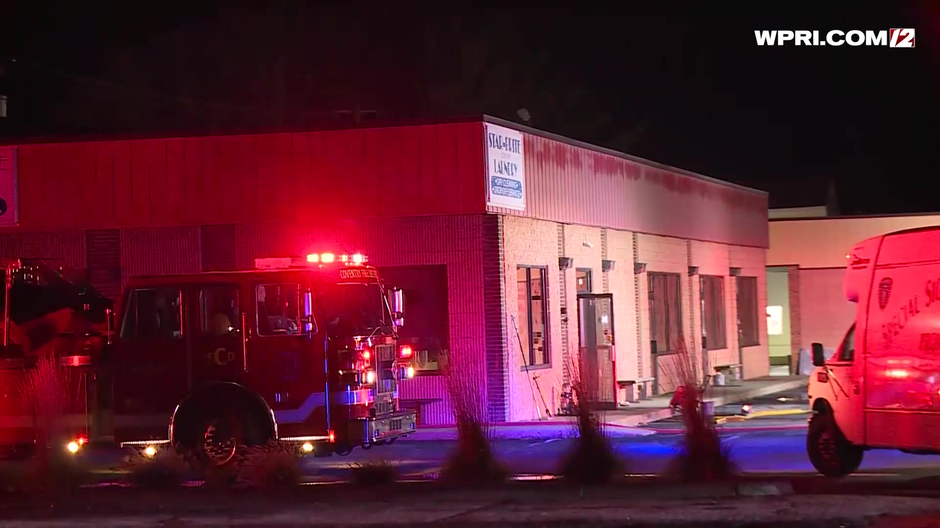 VIDEO NOW Crews respond to fire at Coventry laundromat