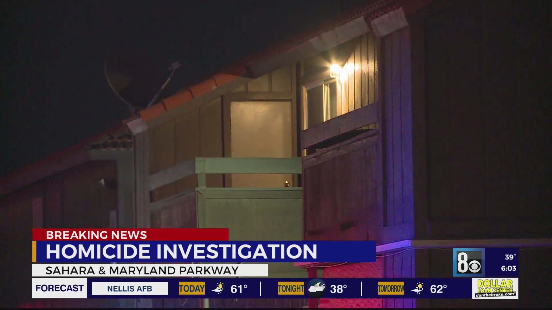 Homicide at apartment complex under investigation – KLAS
