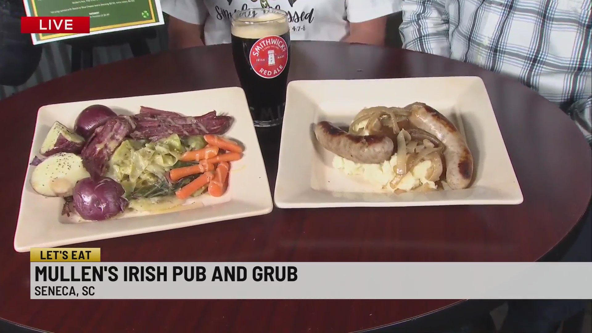 Let’s Eat at Mullens Irish Pub and Grub in Seneca WSPA 7NEWS