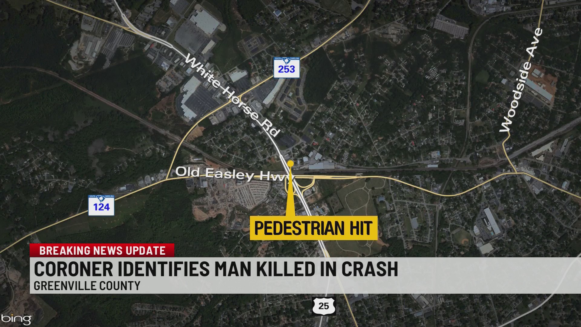 Pedestrian killed following crash in Greenville Co. – WSPA 7NEWS