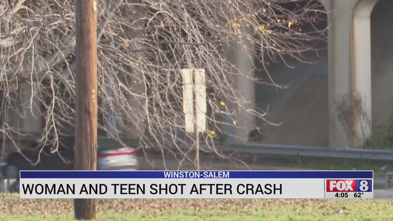 Woman, teen shot after crash in Winston-Salem – FOX8 WGHP