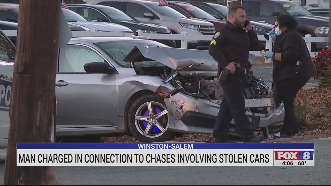 Man charged by Winston-Salem police in connection to chases involving ...