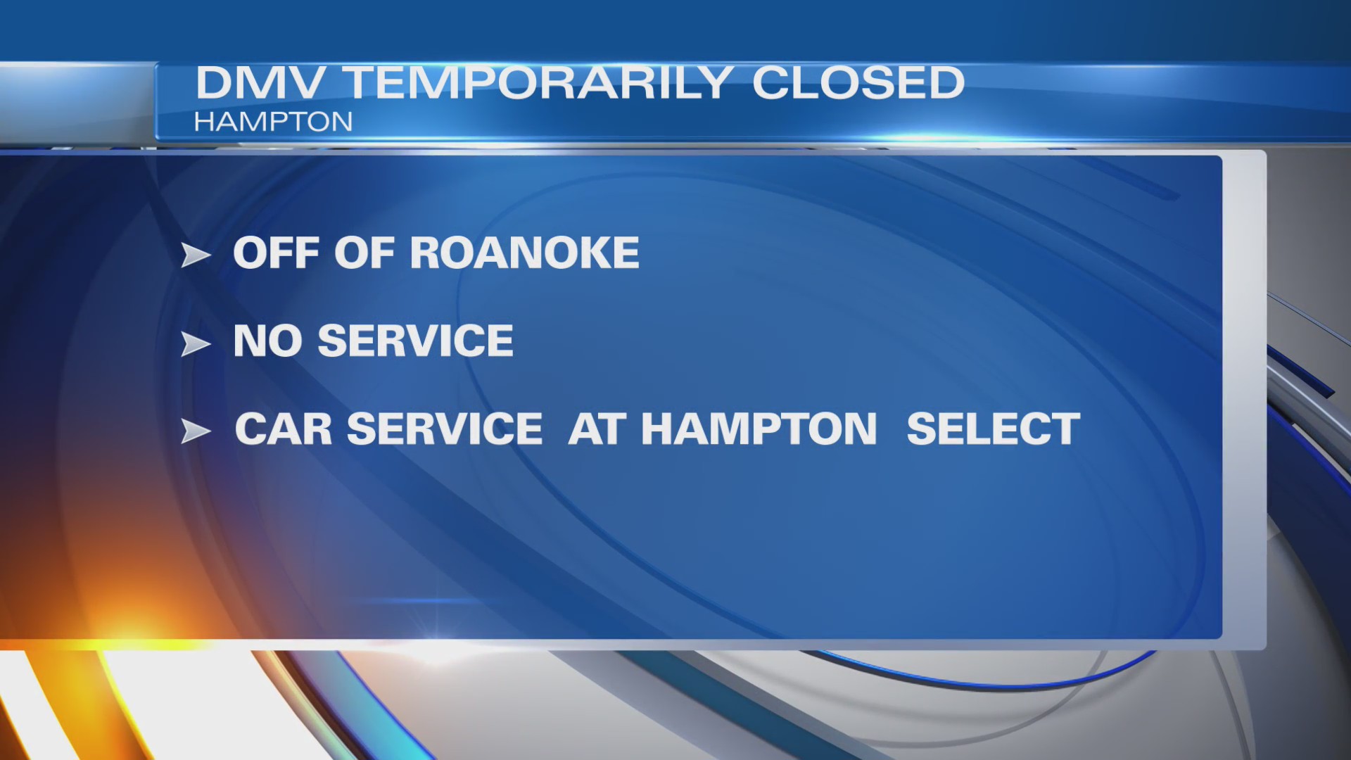 Hampton DMV location to temporarily close for repairs