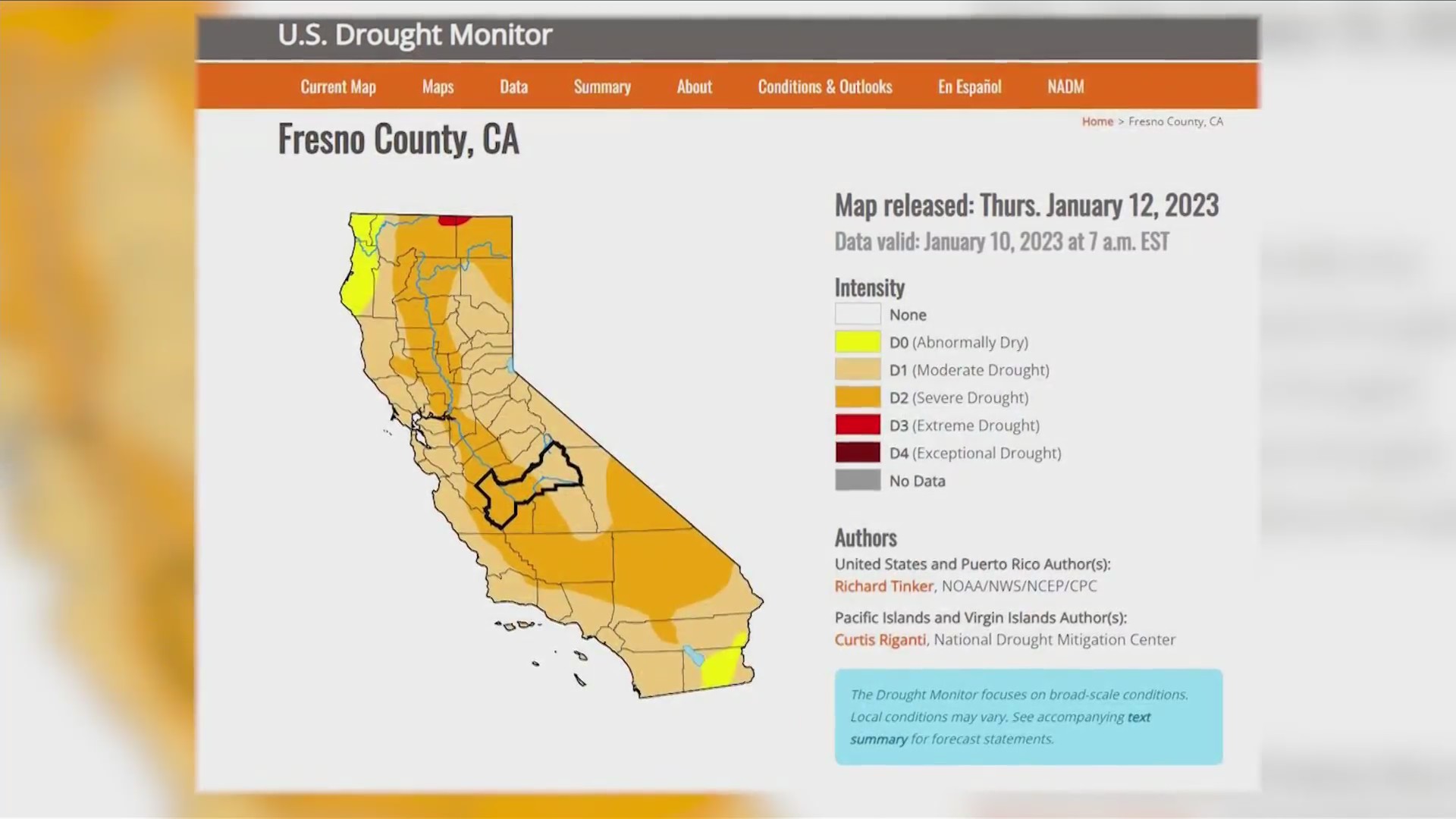 Central Valley moves into less severe tiers of drought following rain