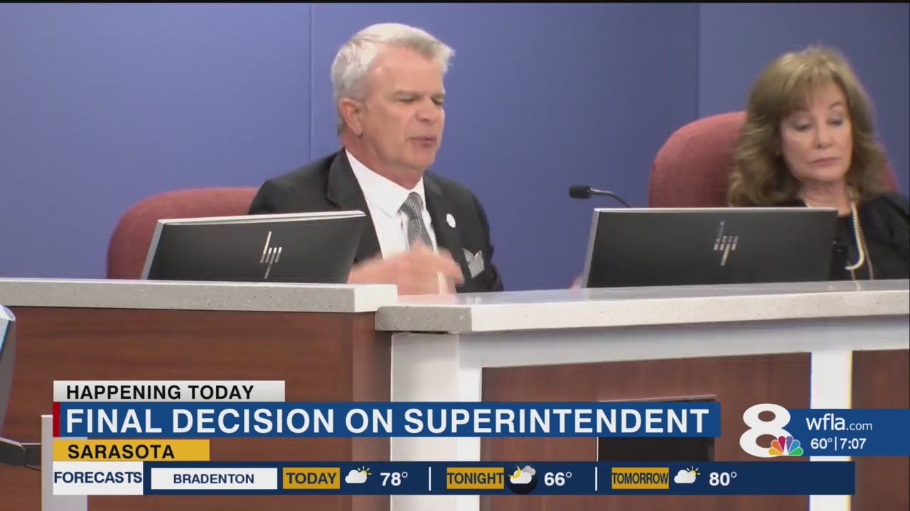 Sarasota School Board to make final decision on superintendent – WFLA