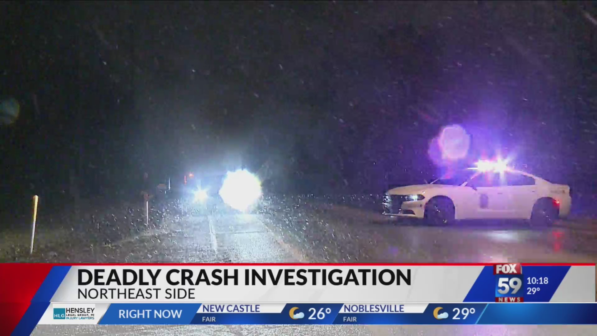 1 killed in 2-car crash on Indy’s north side – Fox 59