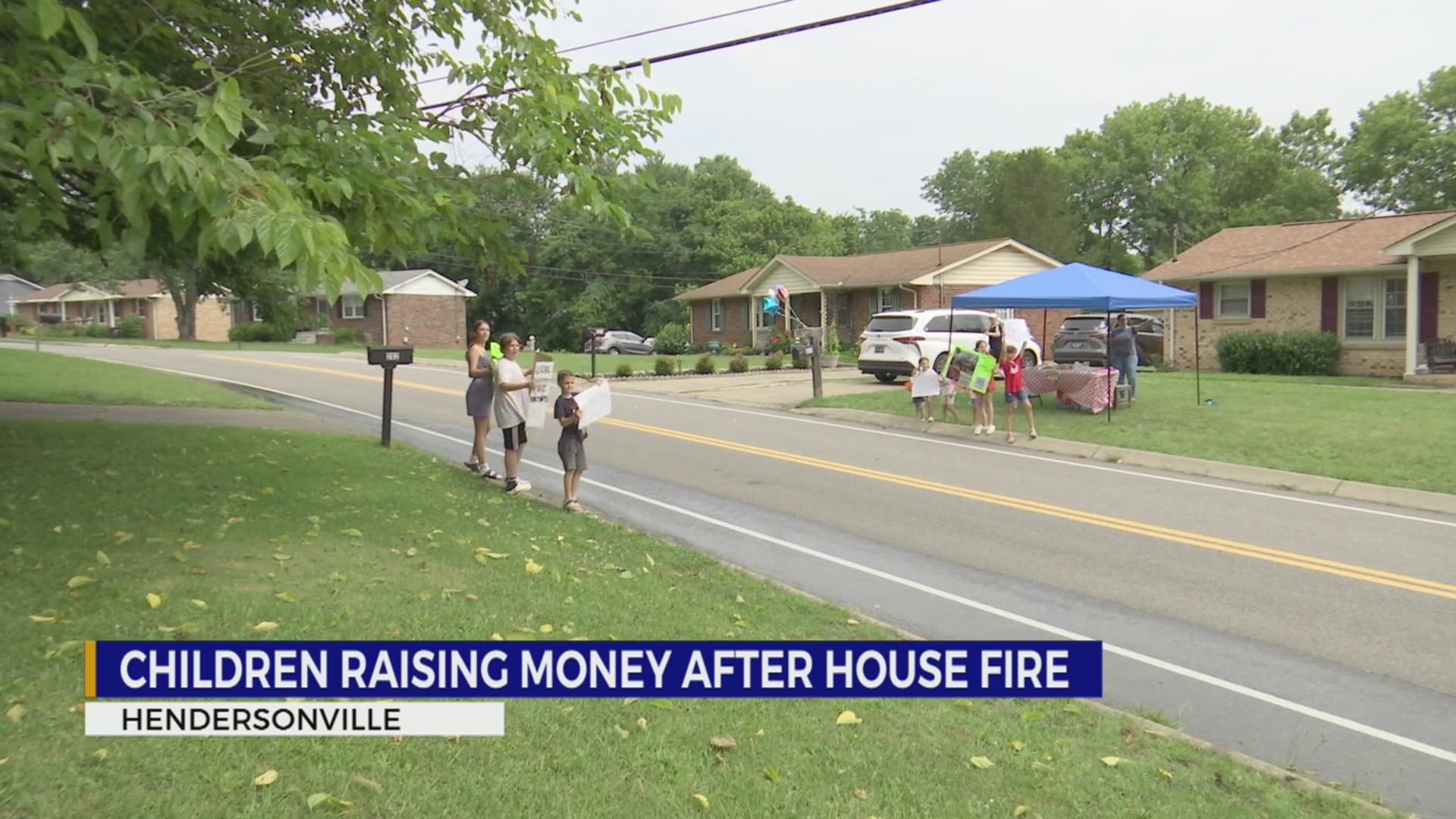 Children raising money to help rebuild TN house after fire – WKRN News 2