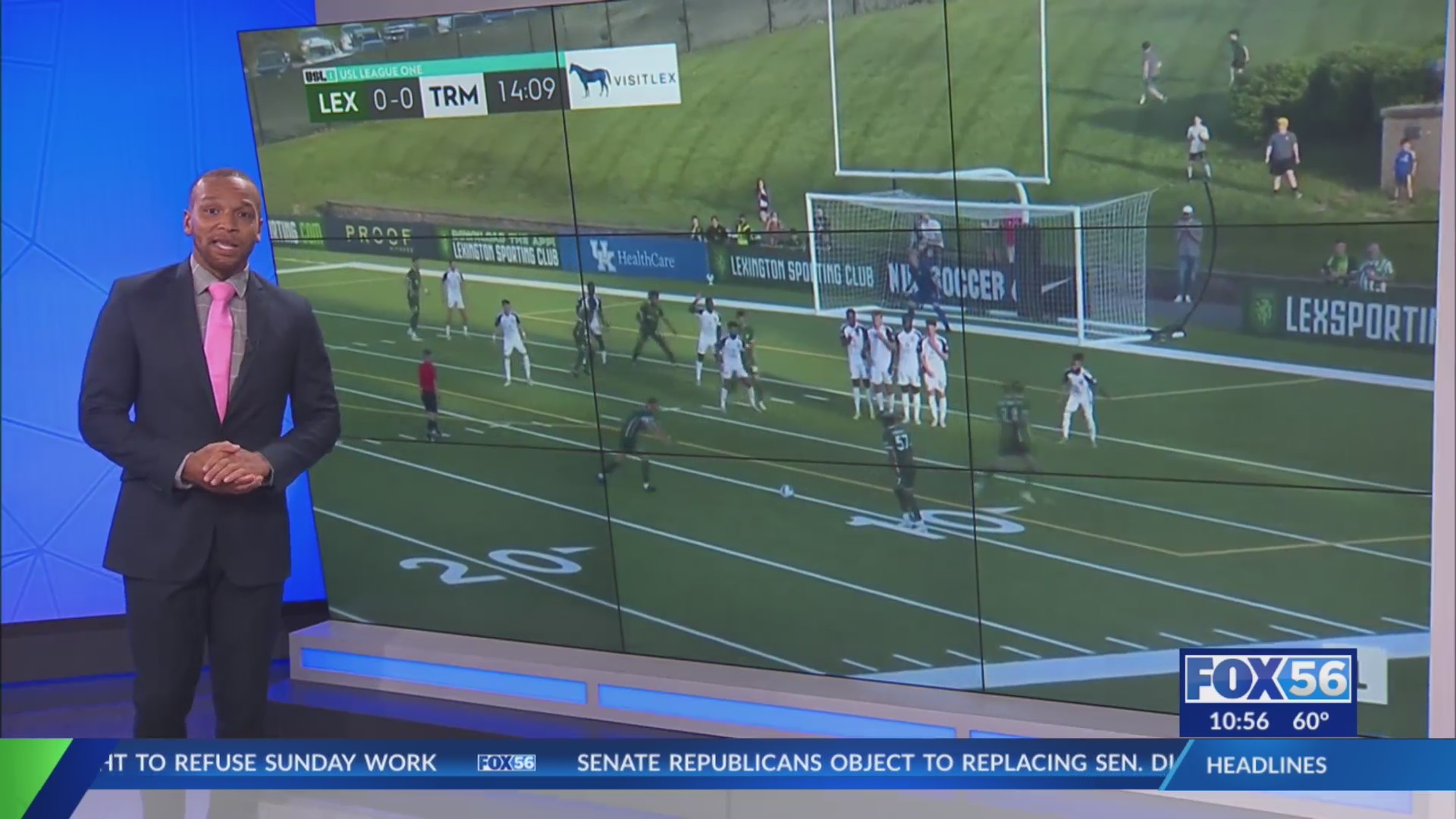 lexington sporting club wins first match FOX 56 News