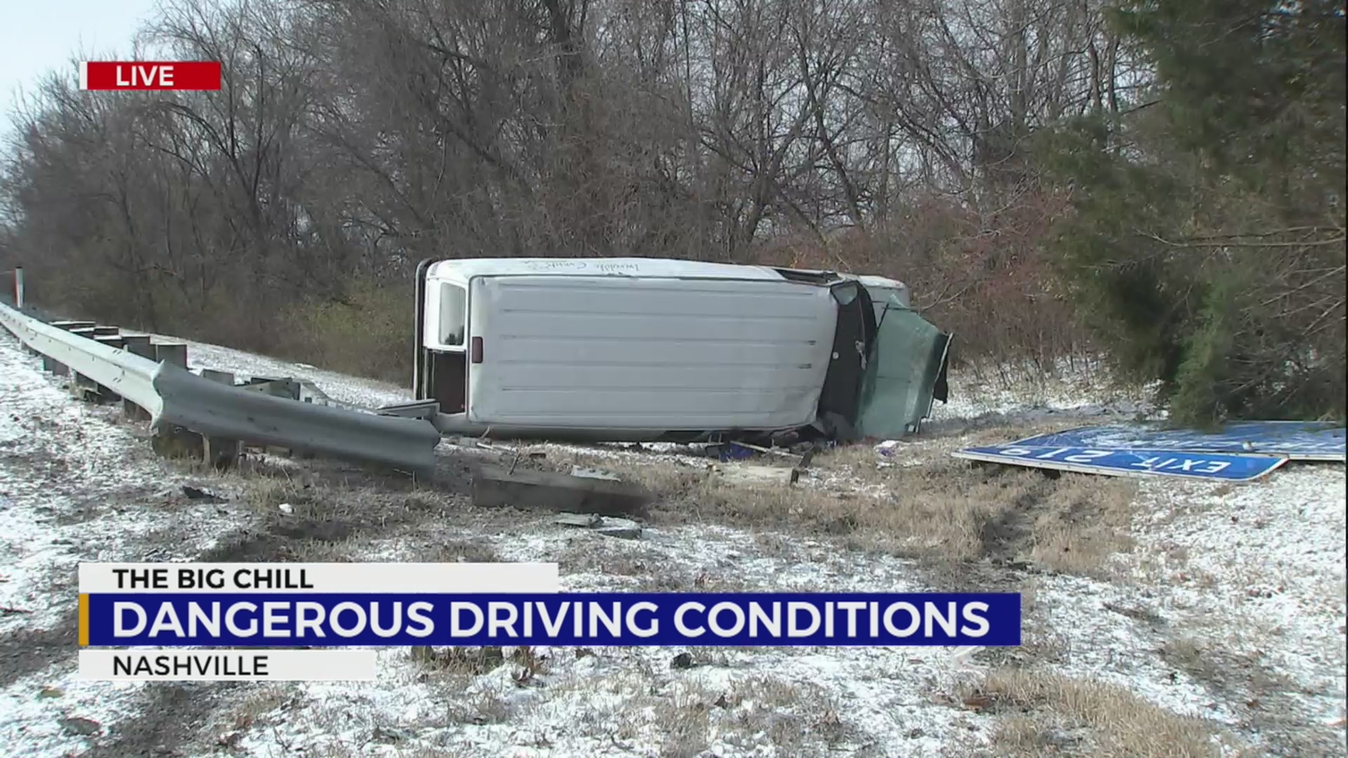 Dangerous driving conditions in Middle Tennessee – WKRN News 2
