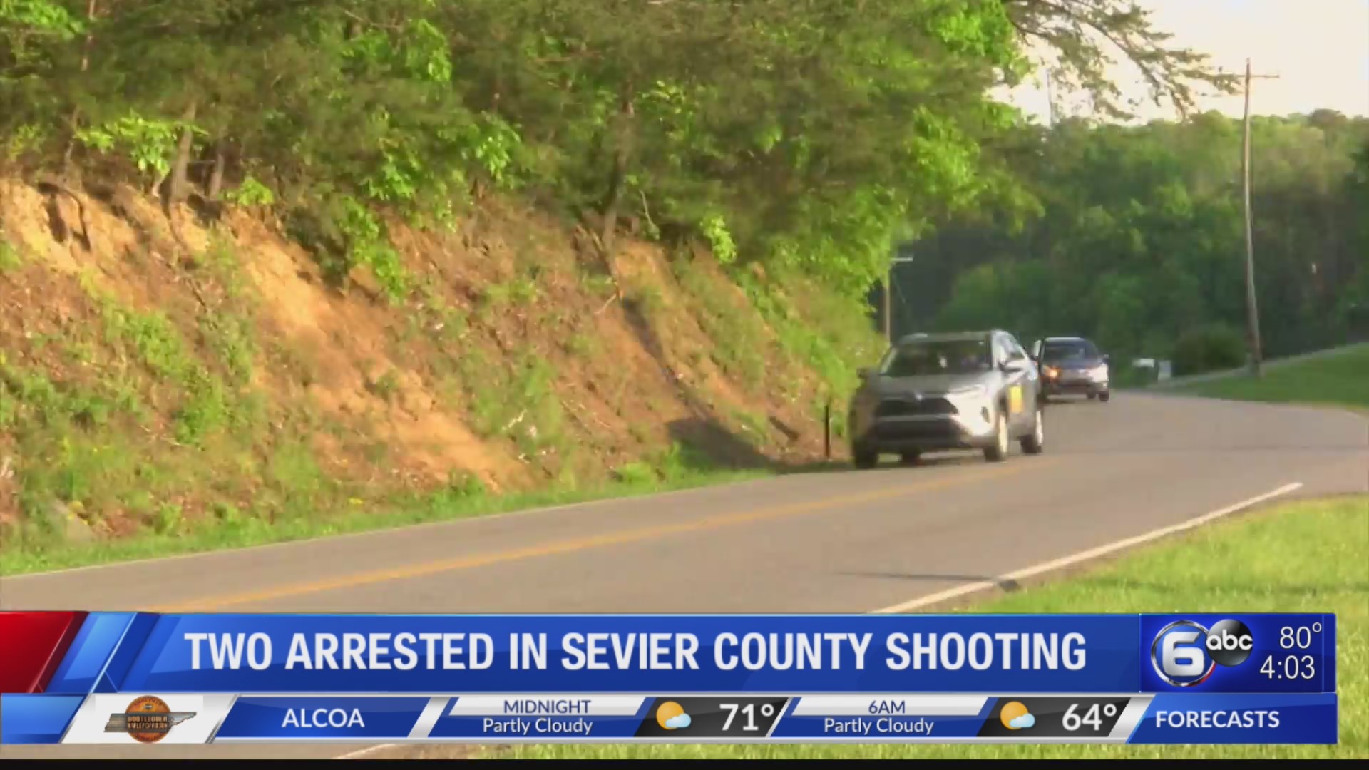 Two arrested in Sevier County shooting – WATE 6 On Your Side
