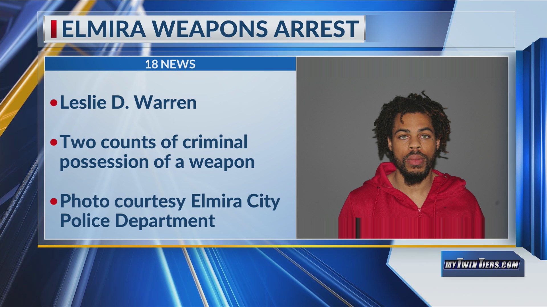 Elmira man arrested on weapon charges, more pending – WETM ...