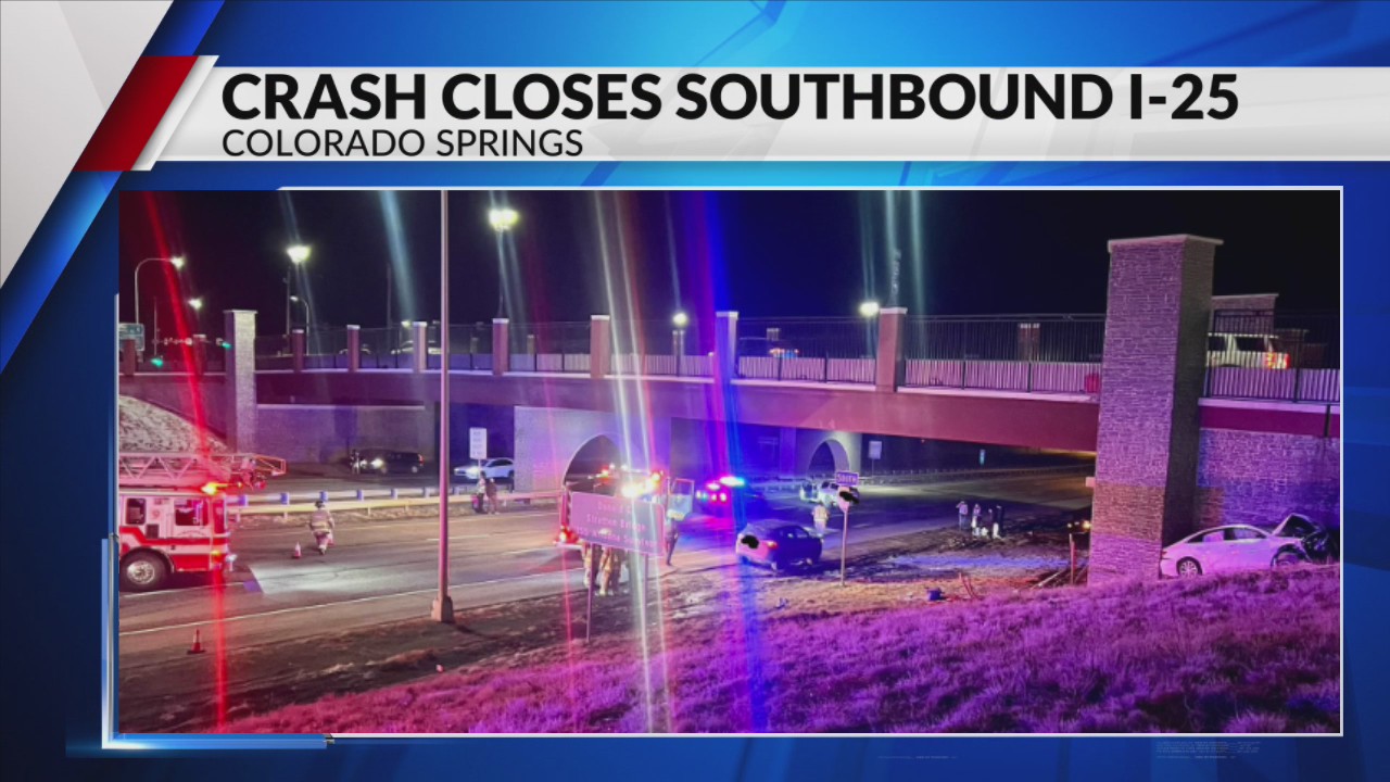 I-25 southbound closed at Fillmore for serious crash – FOX21 News Colorado