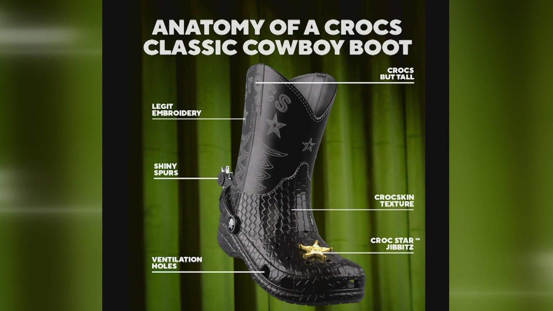Crocs releasing “Classic Cowboy Boot” for “Croctober” WRBL