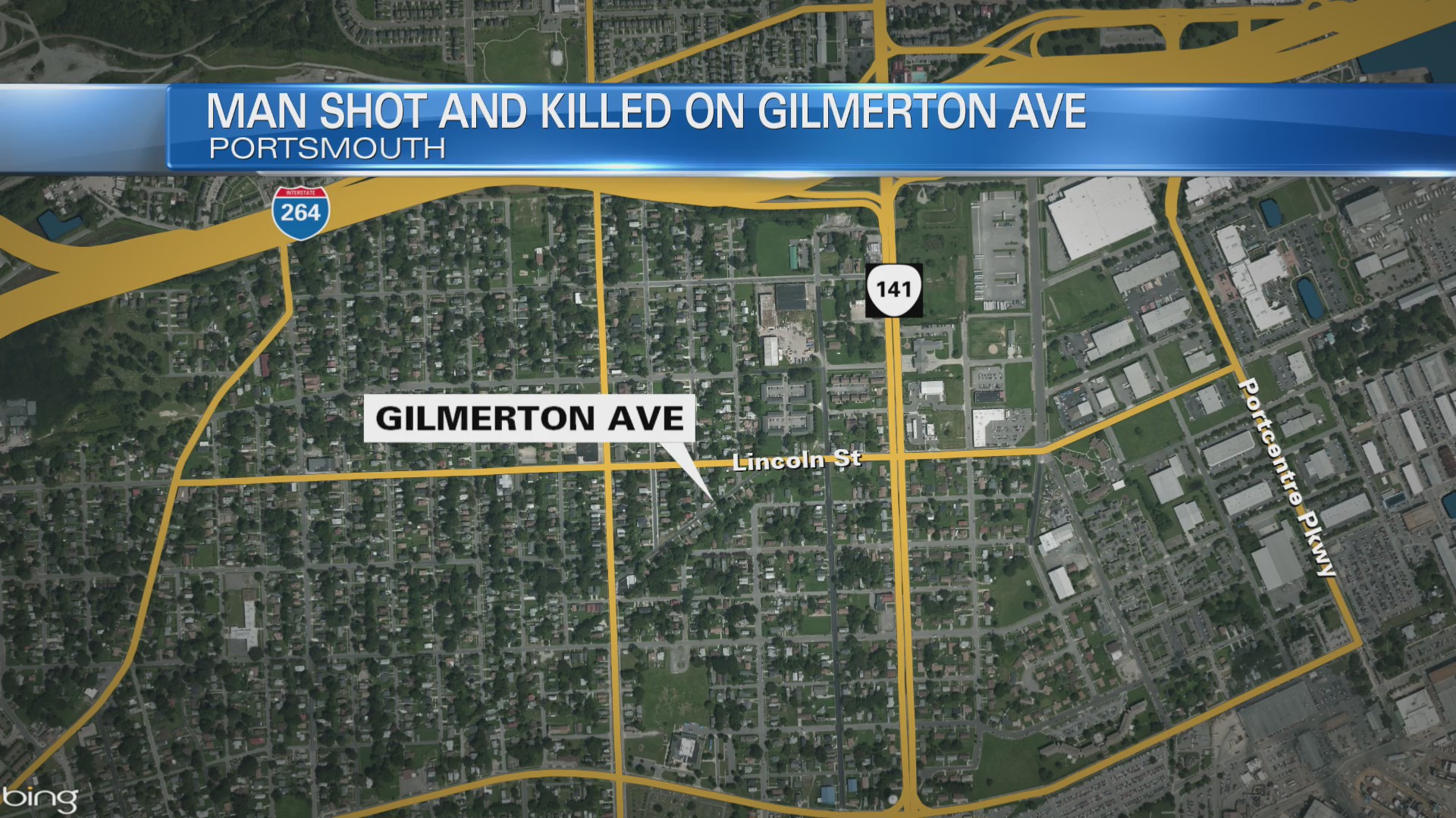 Man dead after shooting on Gilmerton Avenue in Portsmouth