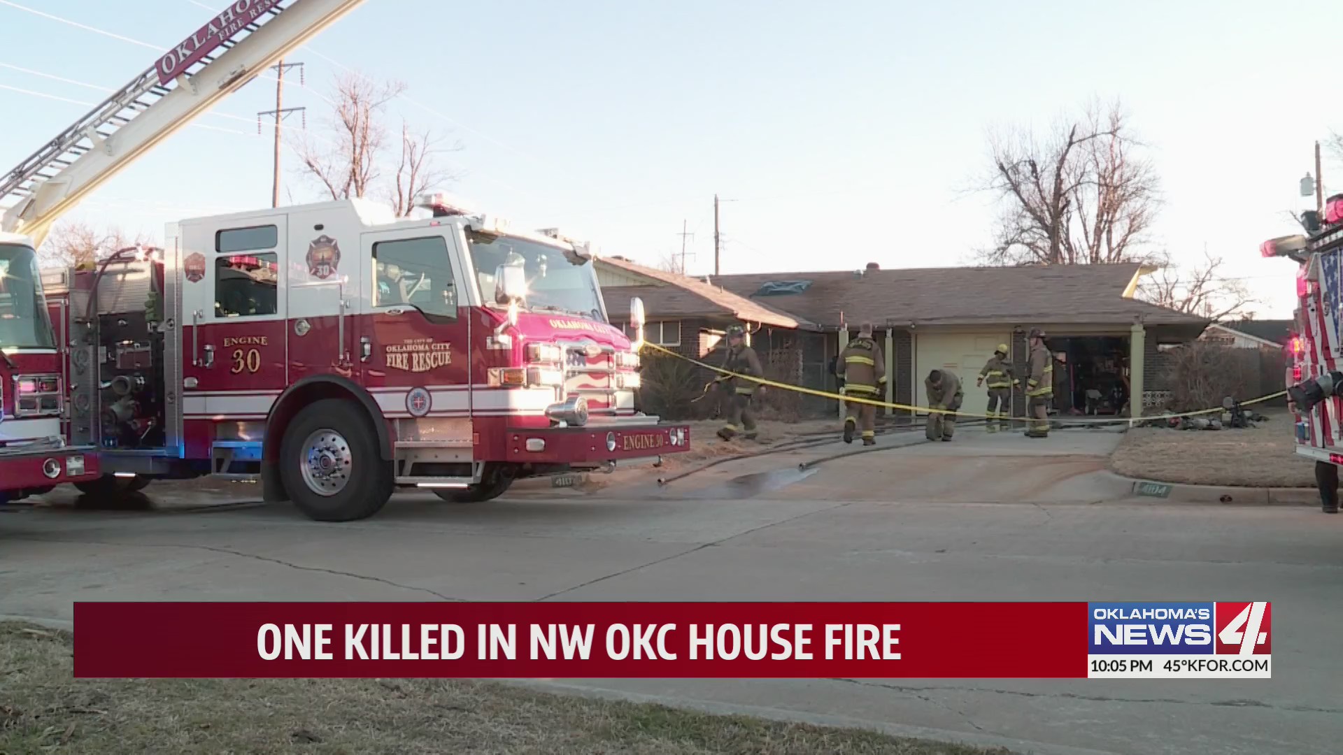 One killed in NW OKC house fire – KFOR.com Oklahoma City