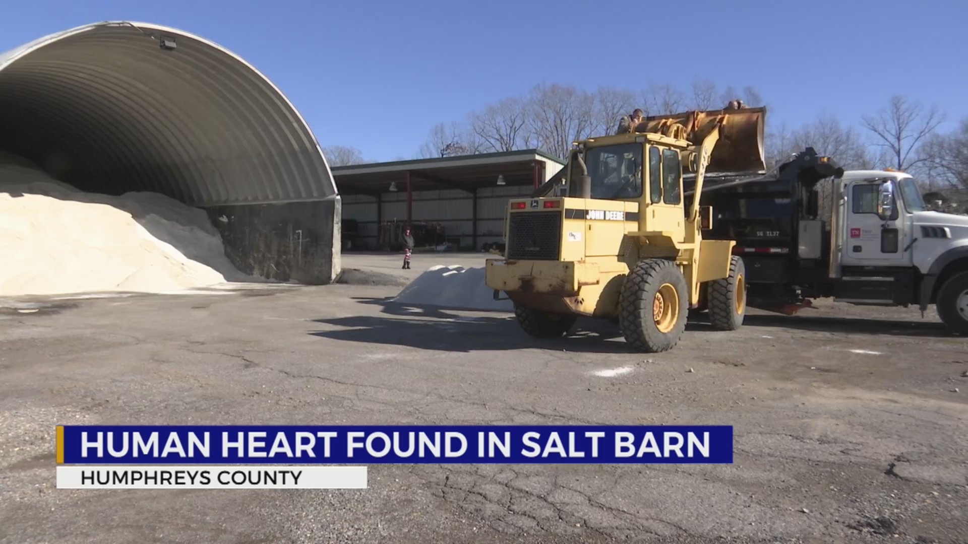 Human heart found in TDOT salt pile in Humphreys County WKRN News 2