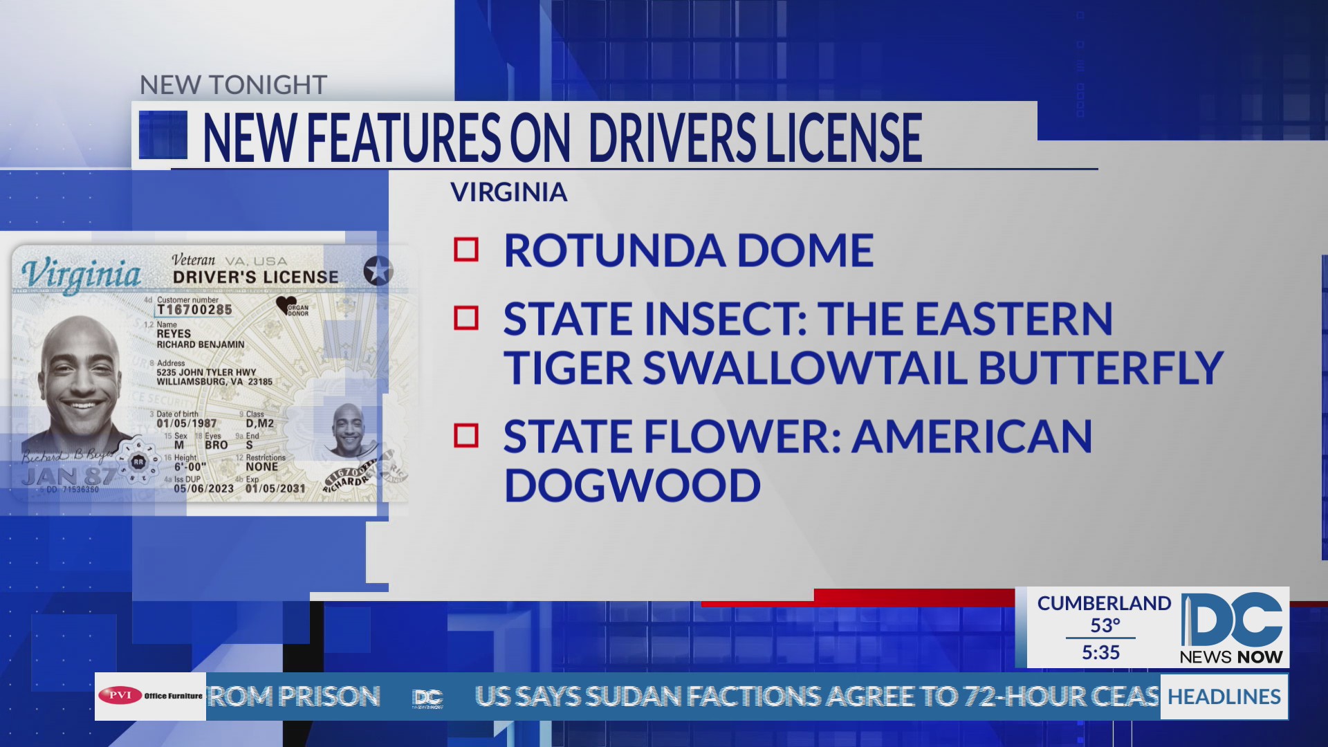 Virginia Unveils New Design for Driver’s Licenses and ID Cards DC