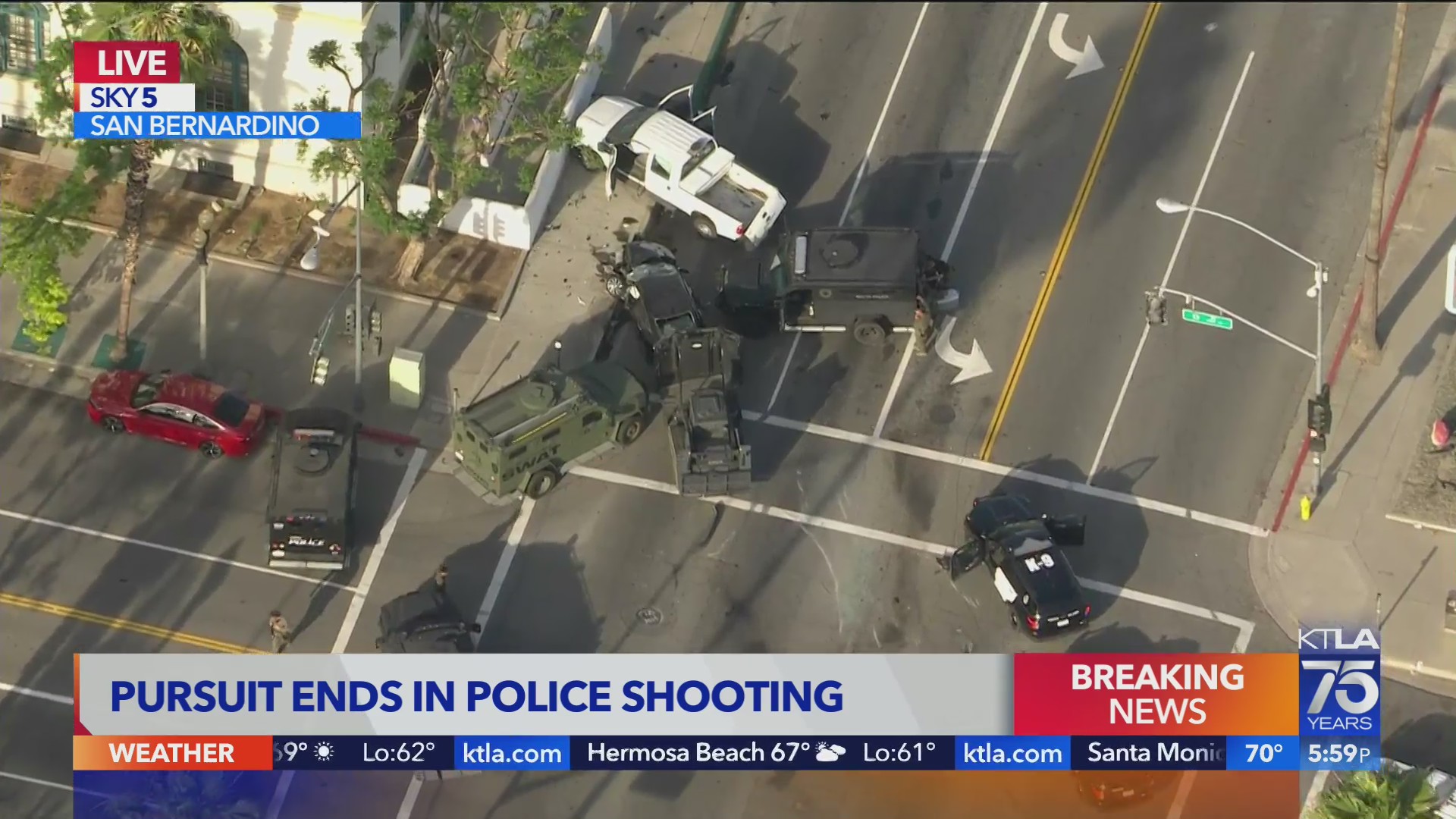 Police fatally shoot person in San Bernardino – KTLA