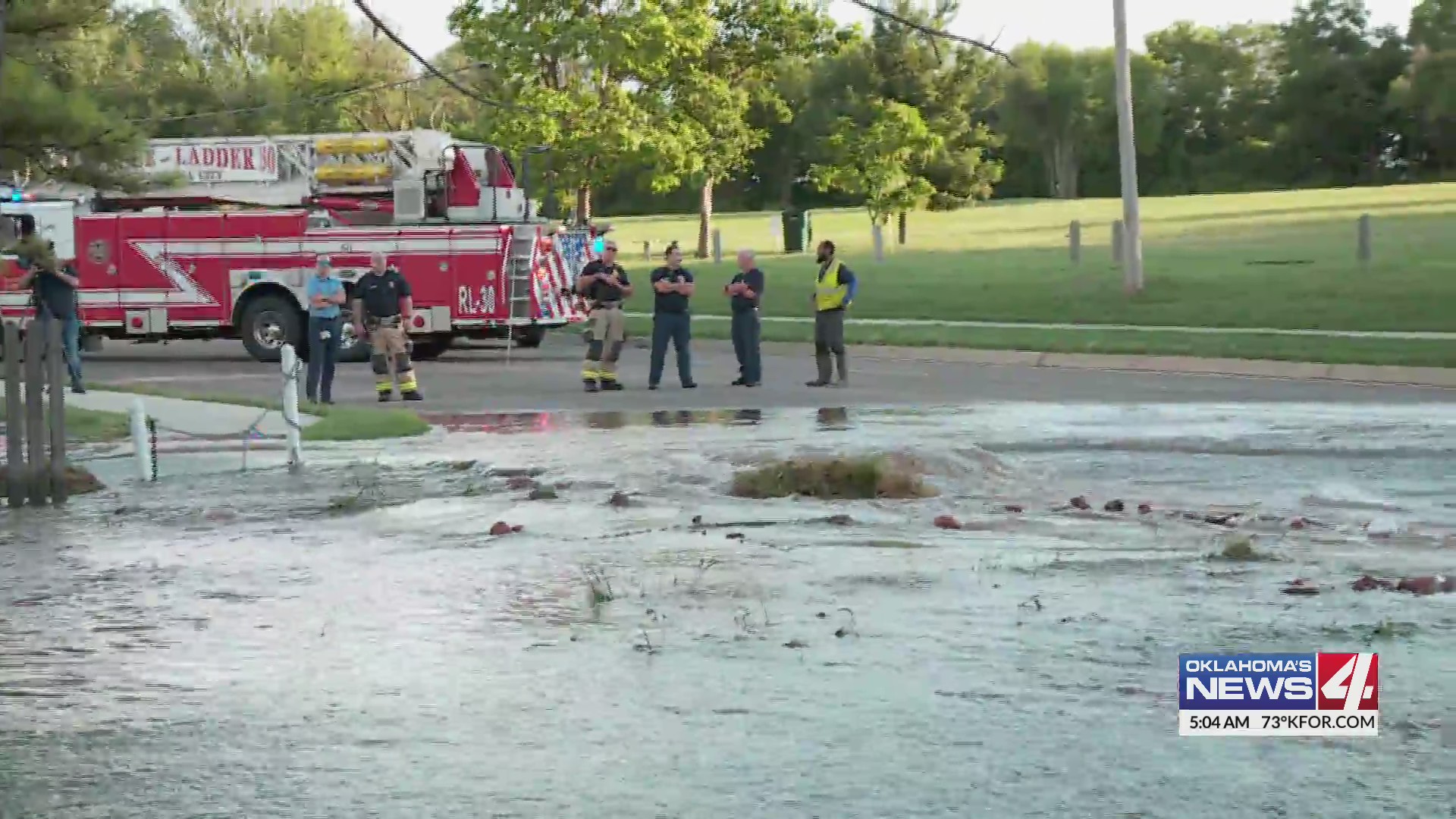 NW OKC road closes due to water main break – KFOR.com Oklahoma City