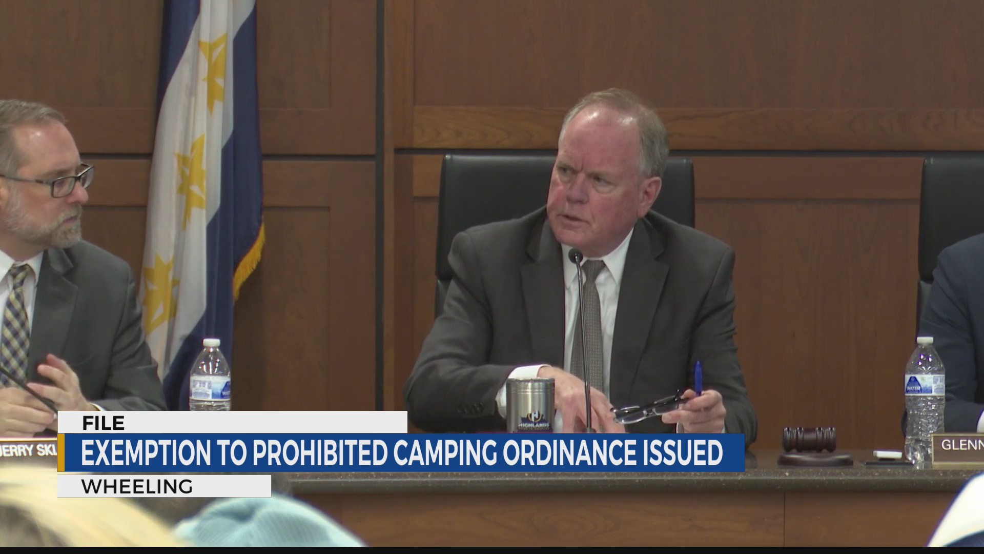 Exemption to Wheeling’s Prohibited Camping on Public Property Ordinance Issued WTRF