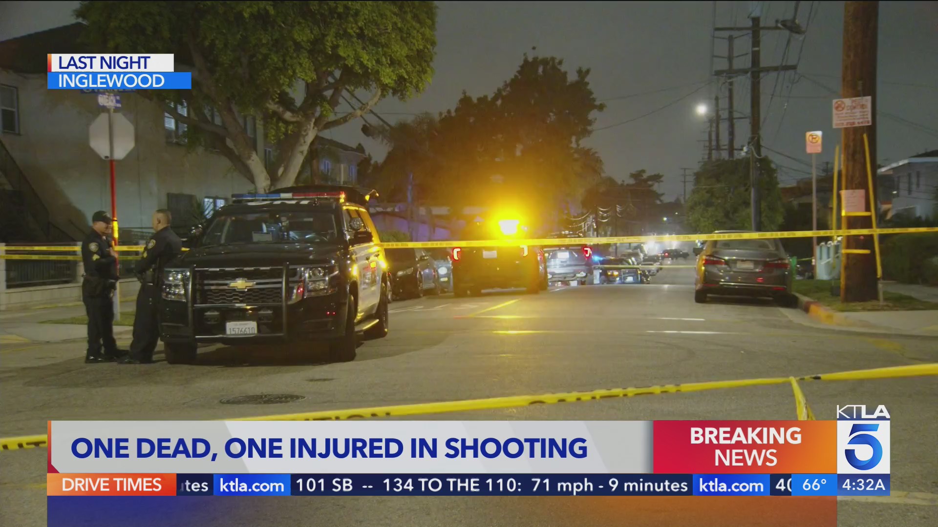 1 killed, 1 injured after shooting in Inglewood – KTLA