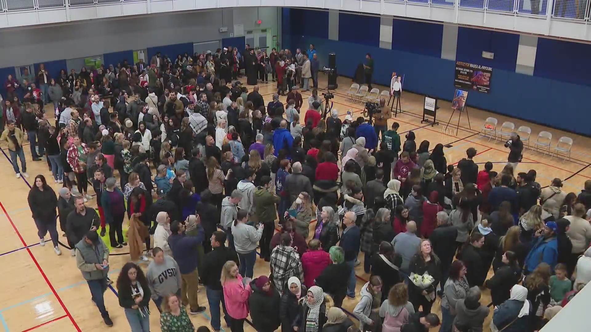 Vigil held for 6-year-old boy fatally stabbed in apparent hate crime ...