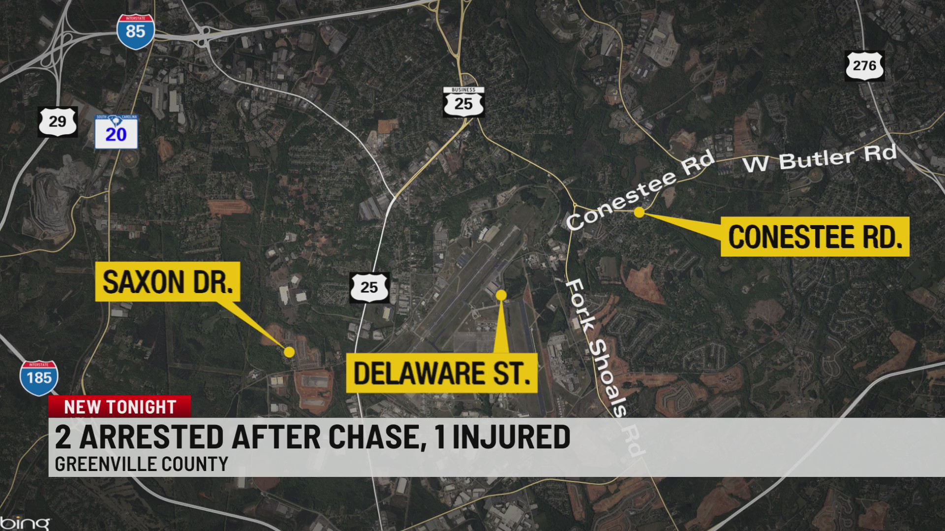 Greenville Co. arrest leads to chase, 2 in custody – WSPA 7NEWS