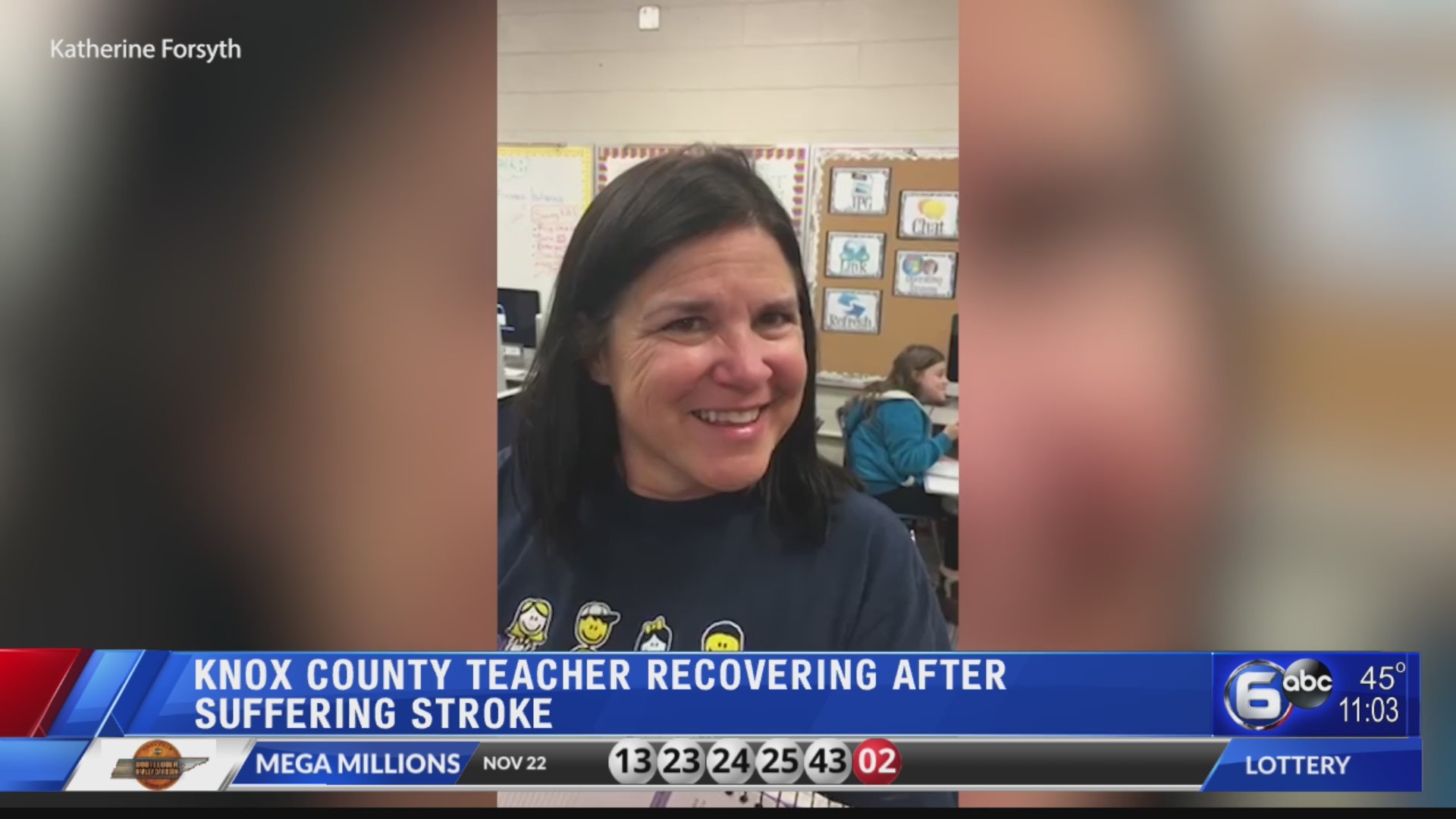 Knox County teacher recovering after suffering stroke WATE 6 On Your Side