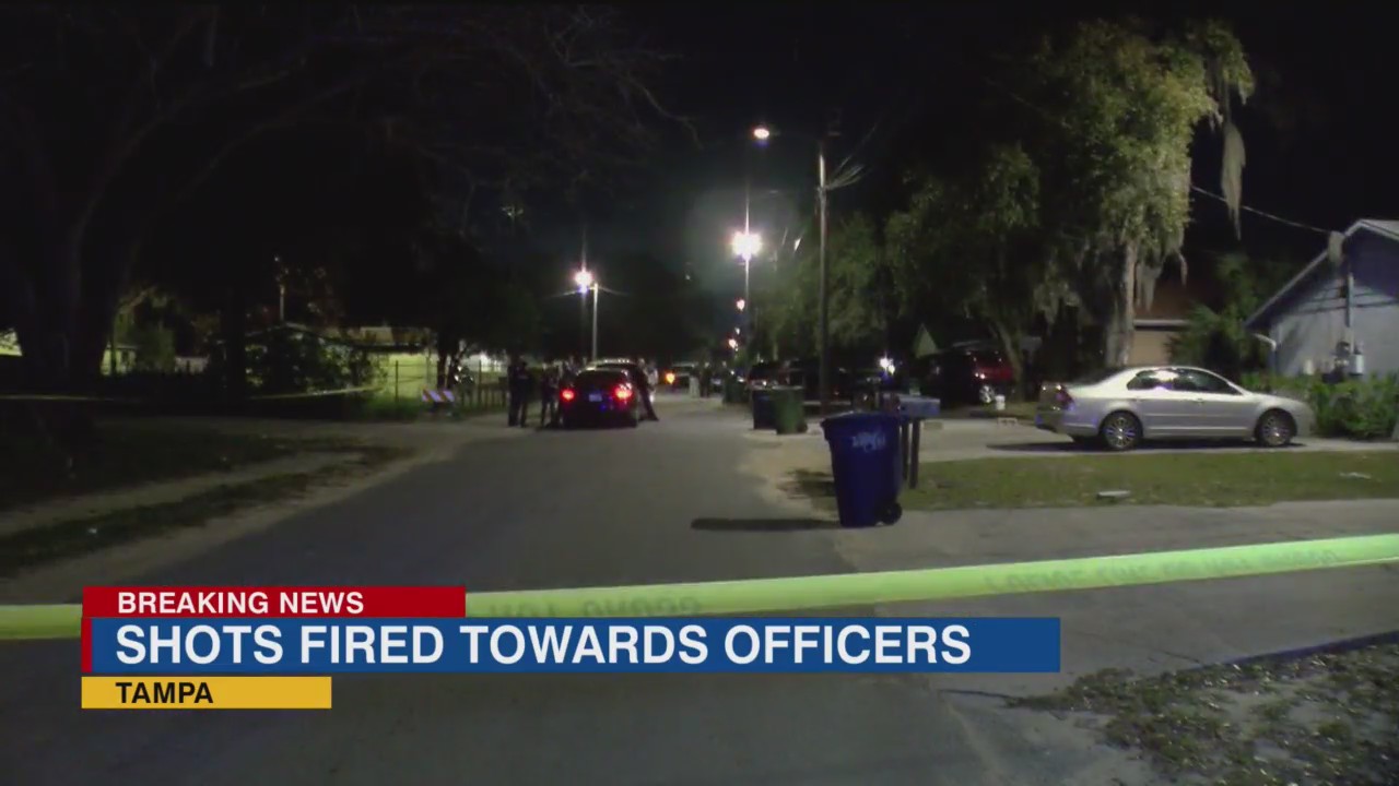 Manhunt underway after multiple shots fired at officers in Tampa ...