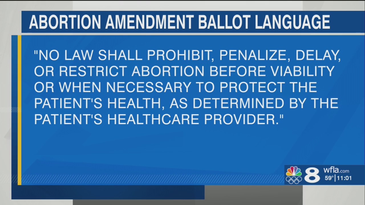 Florida Supreme Court hears arguments in abortion amendment case – WFLA