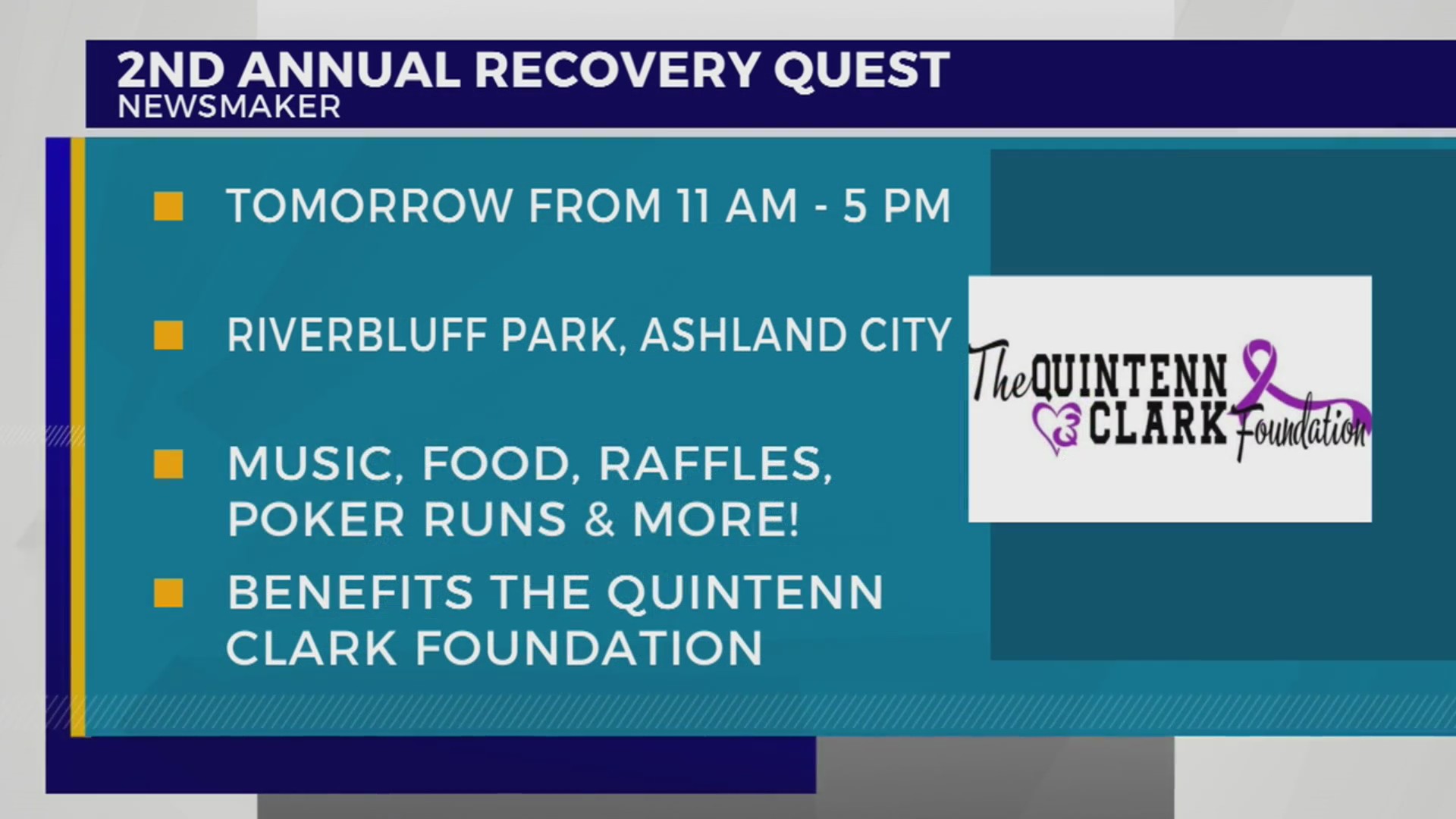 Newsmaker 2nd annual Recovery Quest WKRN News 2