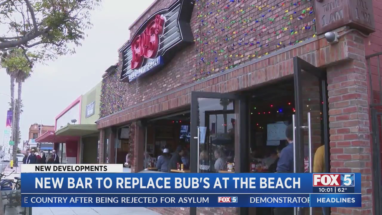 New Bar To Replace Bub’s At the Beach – FOX 5 San Diego & KUSI News