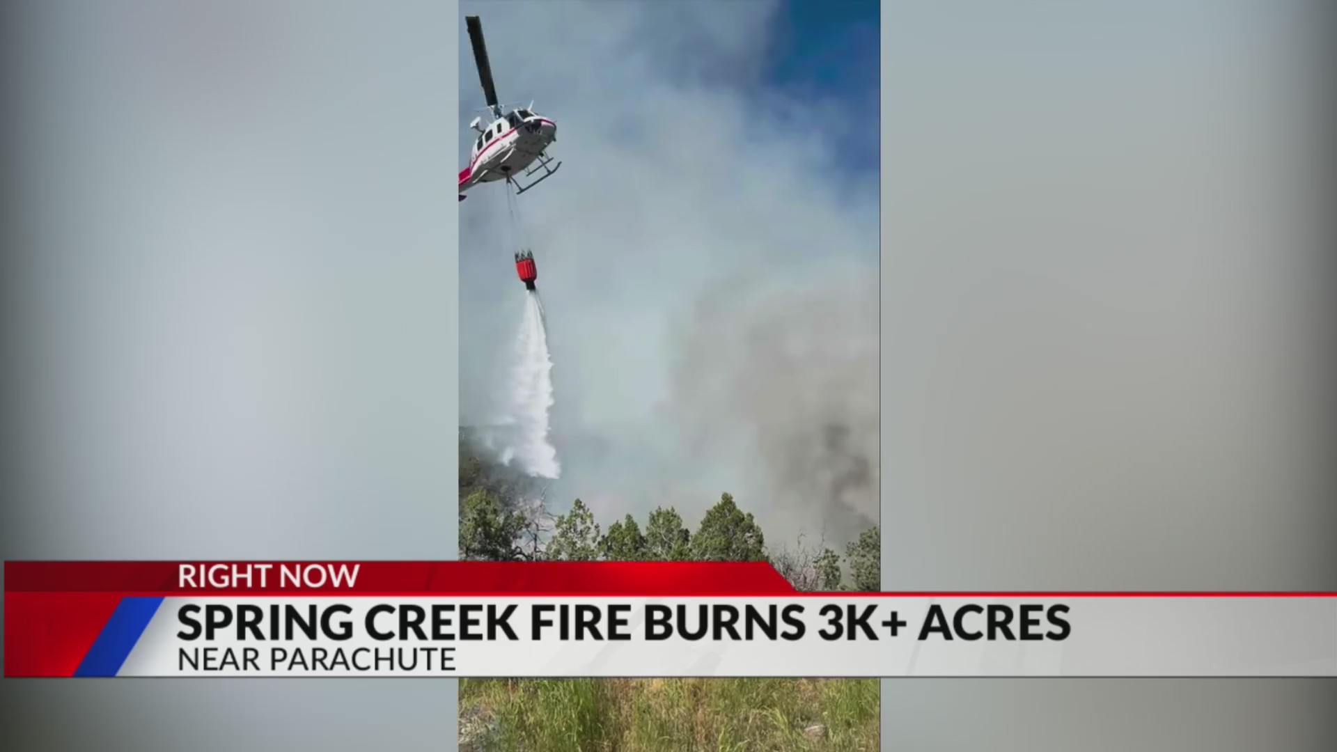 Spring Creek Fire multiplies overnight, now burning 3,000 acres FOX31