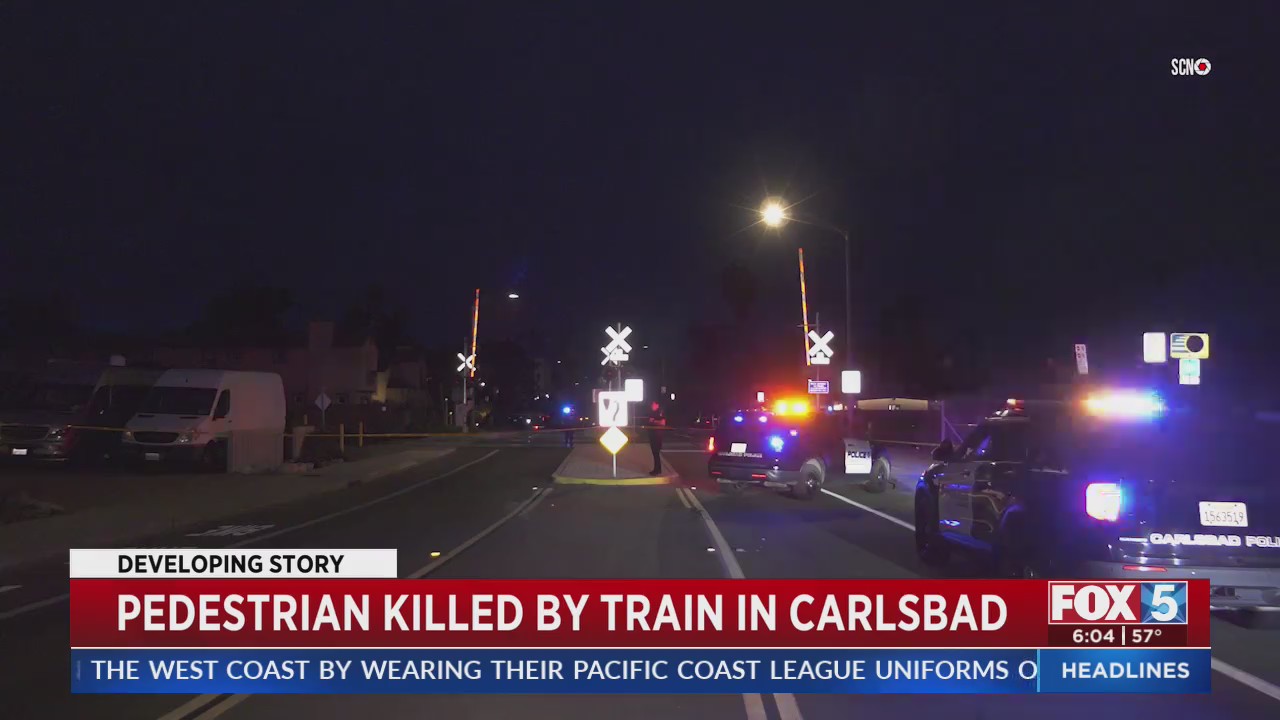 Pedestrian Hit, Killed By Train In Carlsbad – FOX 5 San Diego & KUSI News