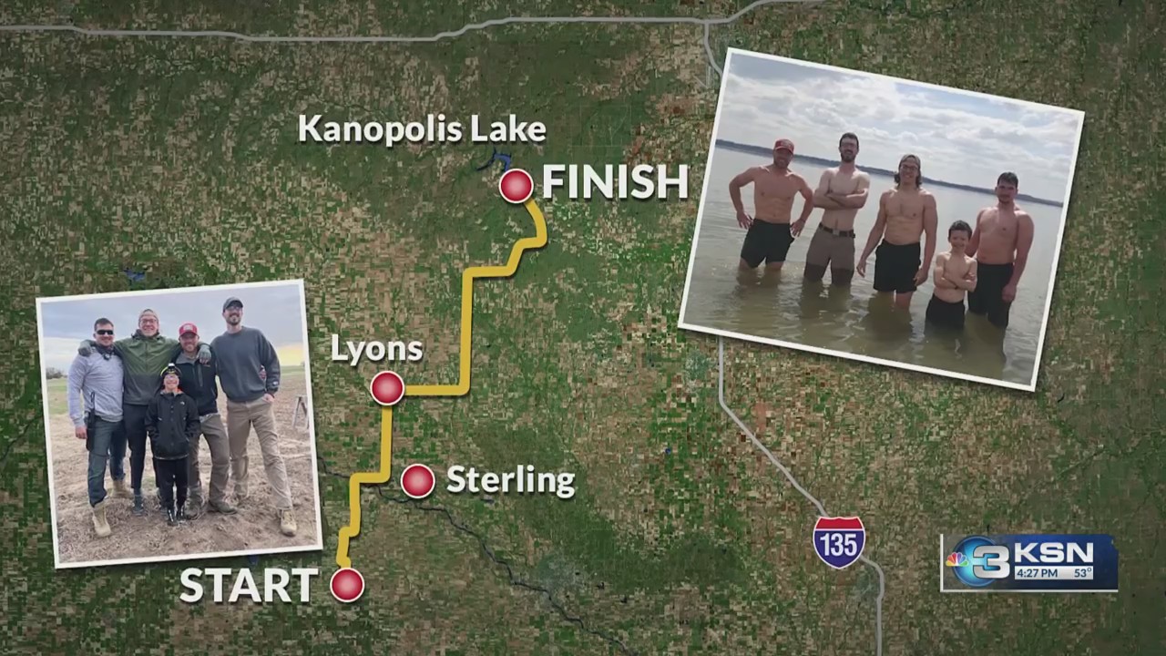 10-year-old from Chase completes 50-mile ruck with his father – KSN-TV