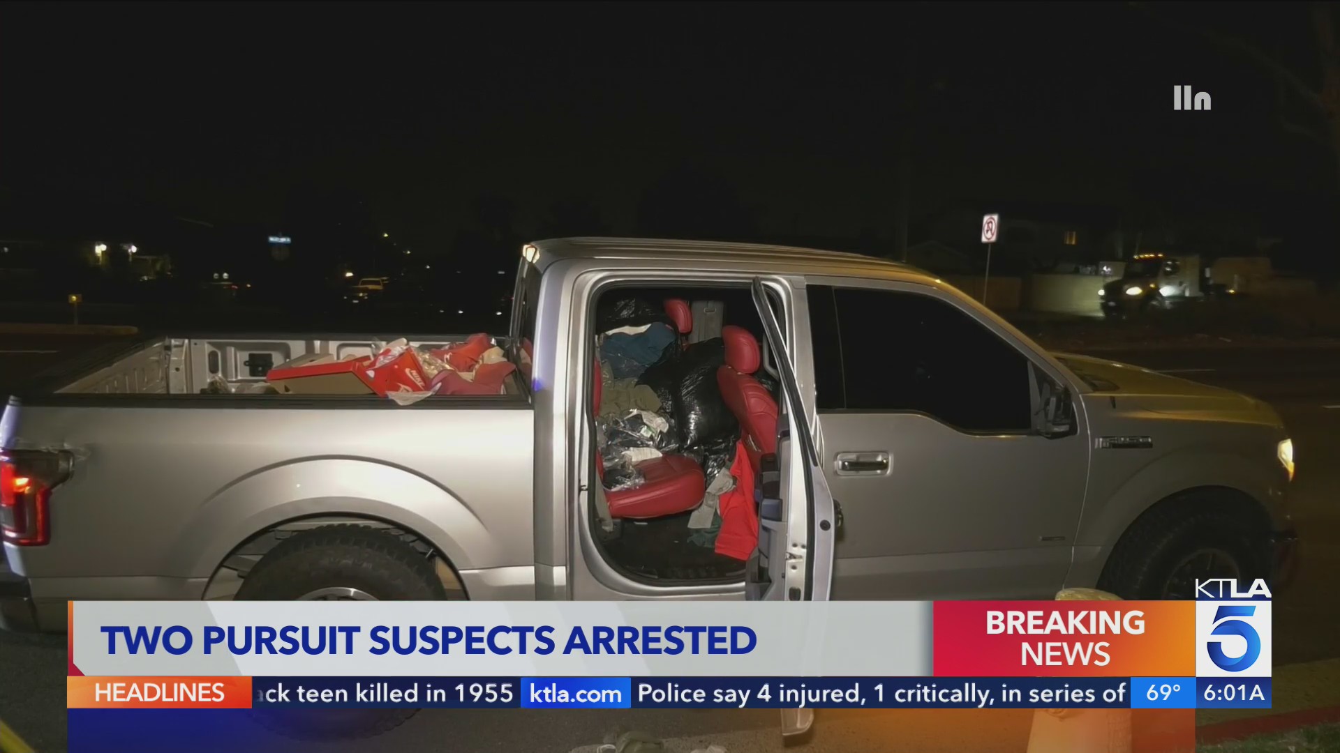 2 suspects arrested after pursuit in Orange County – KTLA