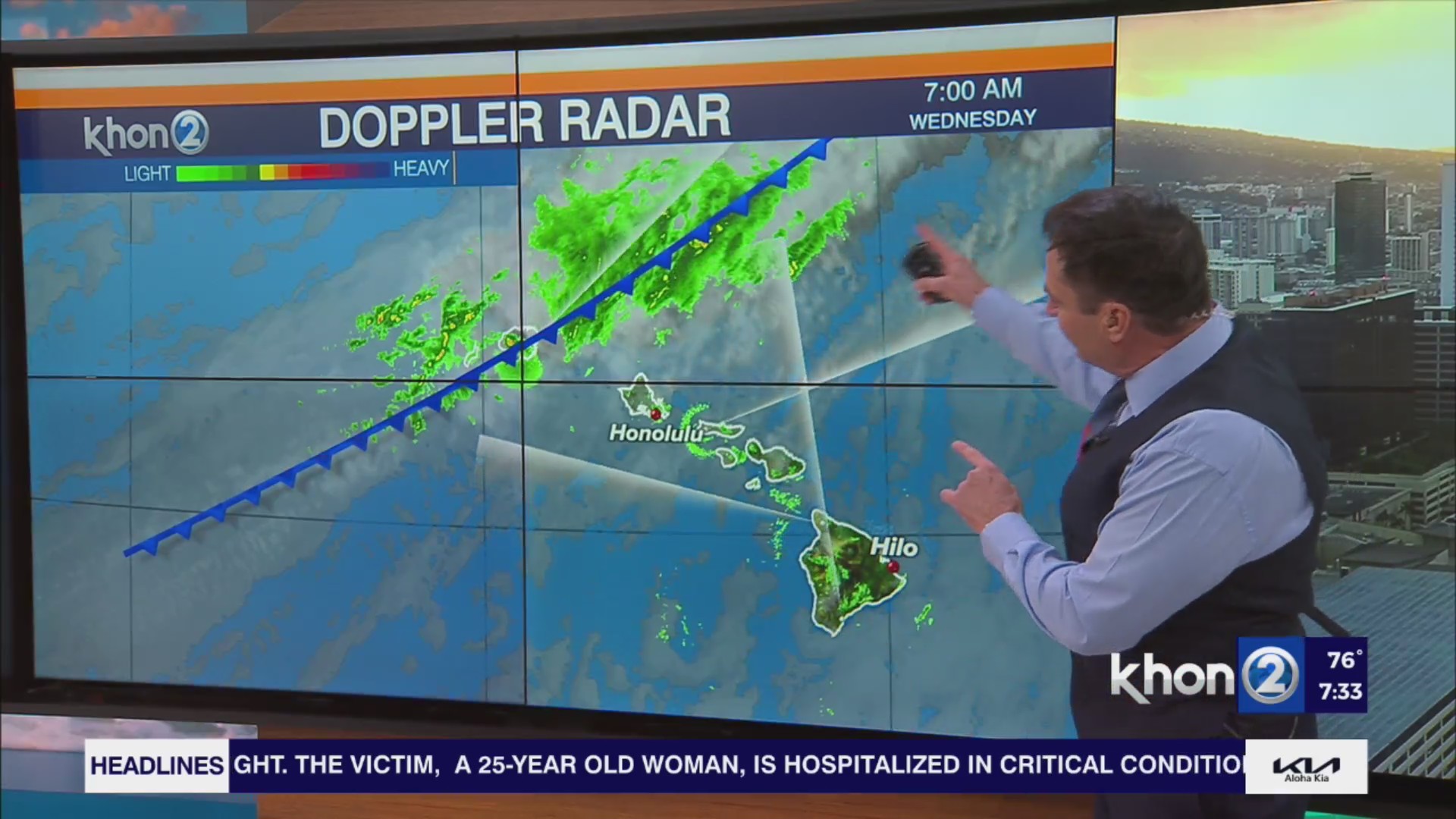 Wind advisory in effect as pair of cold fronts approach – KHON2