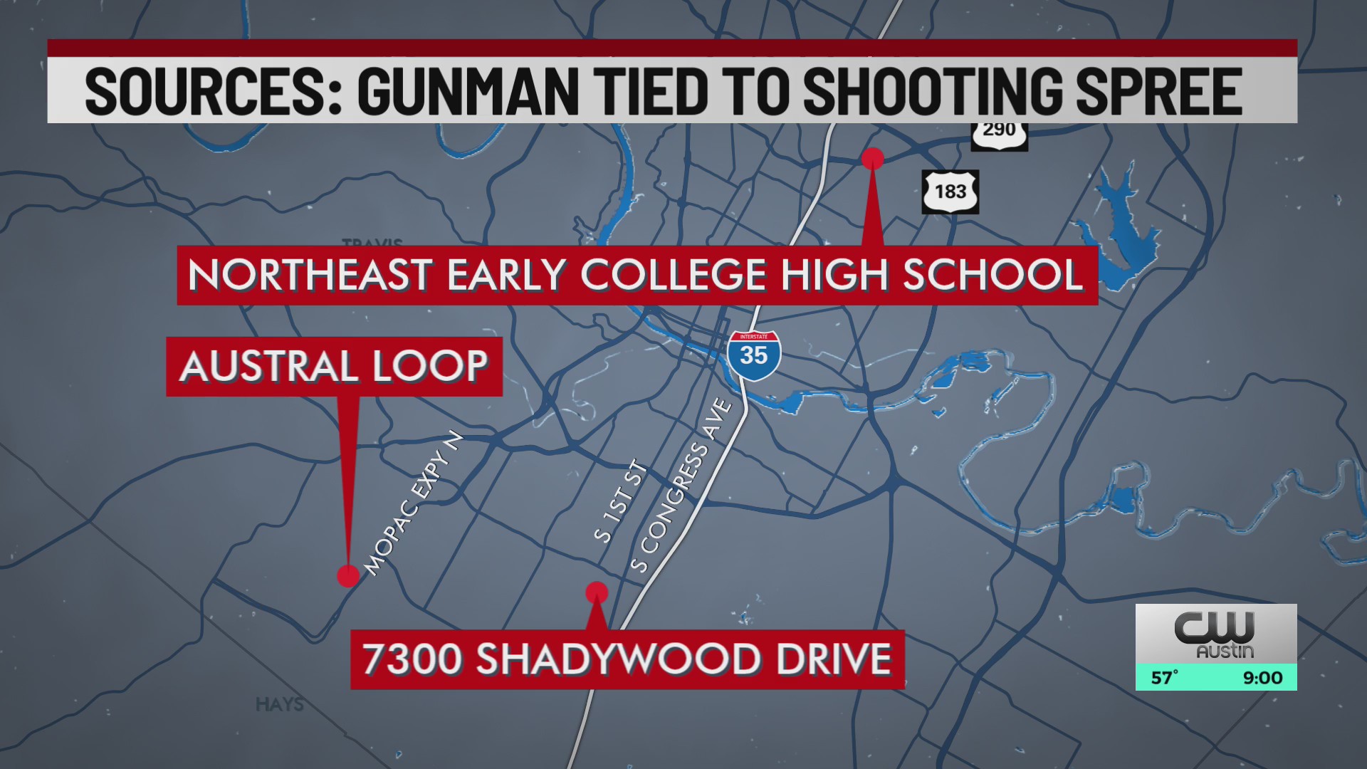 Suspect arrested, linked to south Austin homicide and officer shootings ...