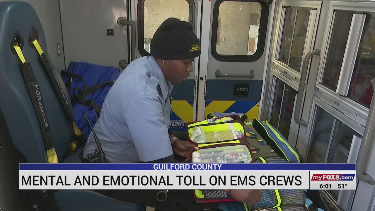 Guilford County EMS crews deal with mental, emotional toll of job