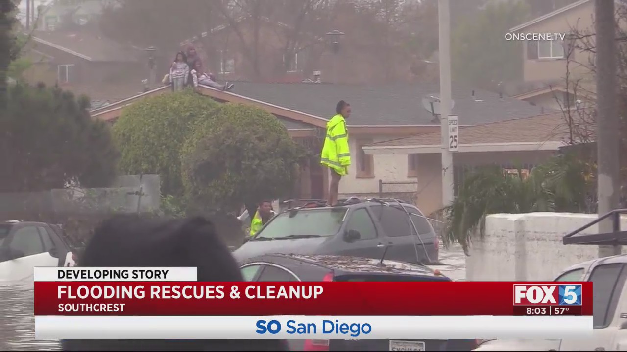 Flooding Rescues and Cleanup – FOX 5 San Diego & KUSI News