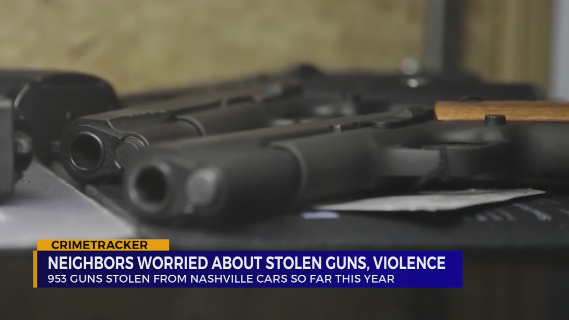 Metro police: 950+ guns stolen from cars this year – WKRN News 2