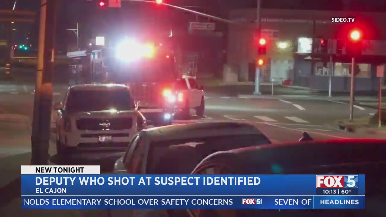 Deputy Who Shot At Suspect Identified – FOX 5 San Diego & KUSI News