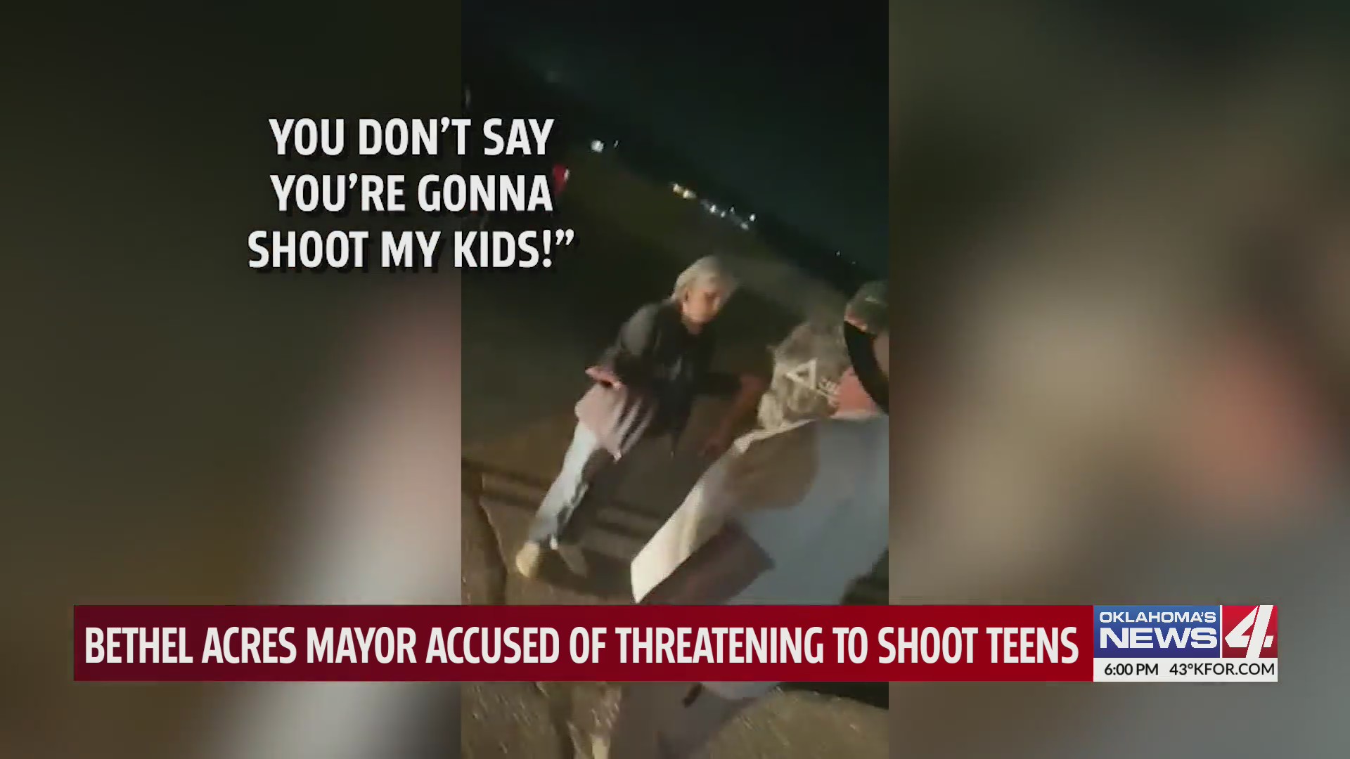Bethel Acres mayor accused of threatening to shoot teens Oklahoma City