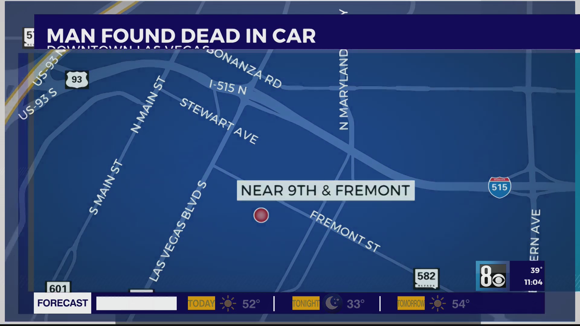 Man found dead in vehicle with gunshot wound in central Las Vegas ...