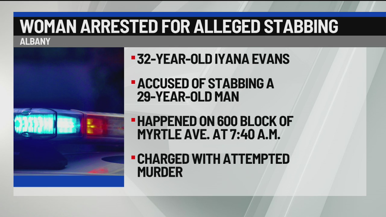 Albany woman arrested in connection to Myrtle Avenue stabbing – NEWS10 ABC