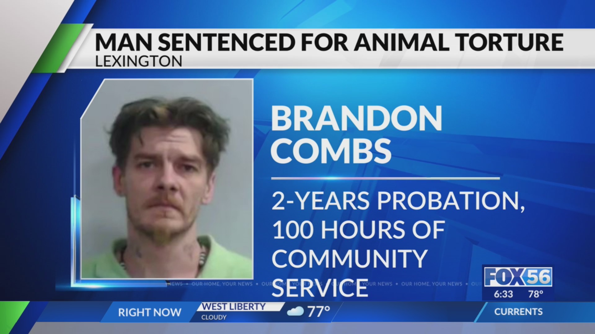Lexington man sentenced in 2022 animal torture case – FOX 56 News